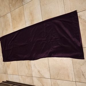 Pier 1 Velvet Maroon Curtains
